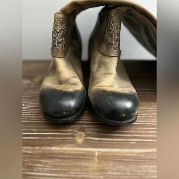 Vince Camuto Shaylee Leather Riding Boots Size 8 - Picture 7 of 11